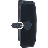 Ashwood 10 Card Suede Leather Purse Navy: S-21