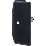 Ashwood 10 Card Suede Leather Purse Navy: S-21