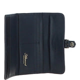 Ashwood 10 Card Suede Leather Purse Navy: S-21