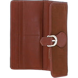 Ashwood 10 Card Suede Leather Purse Tan: S-21
