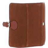 Ashwood 10 Card Suede Leather Purse Tan: S-21