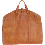 Mens Leather Suit Carrier Tan: Savile