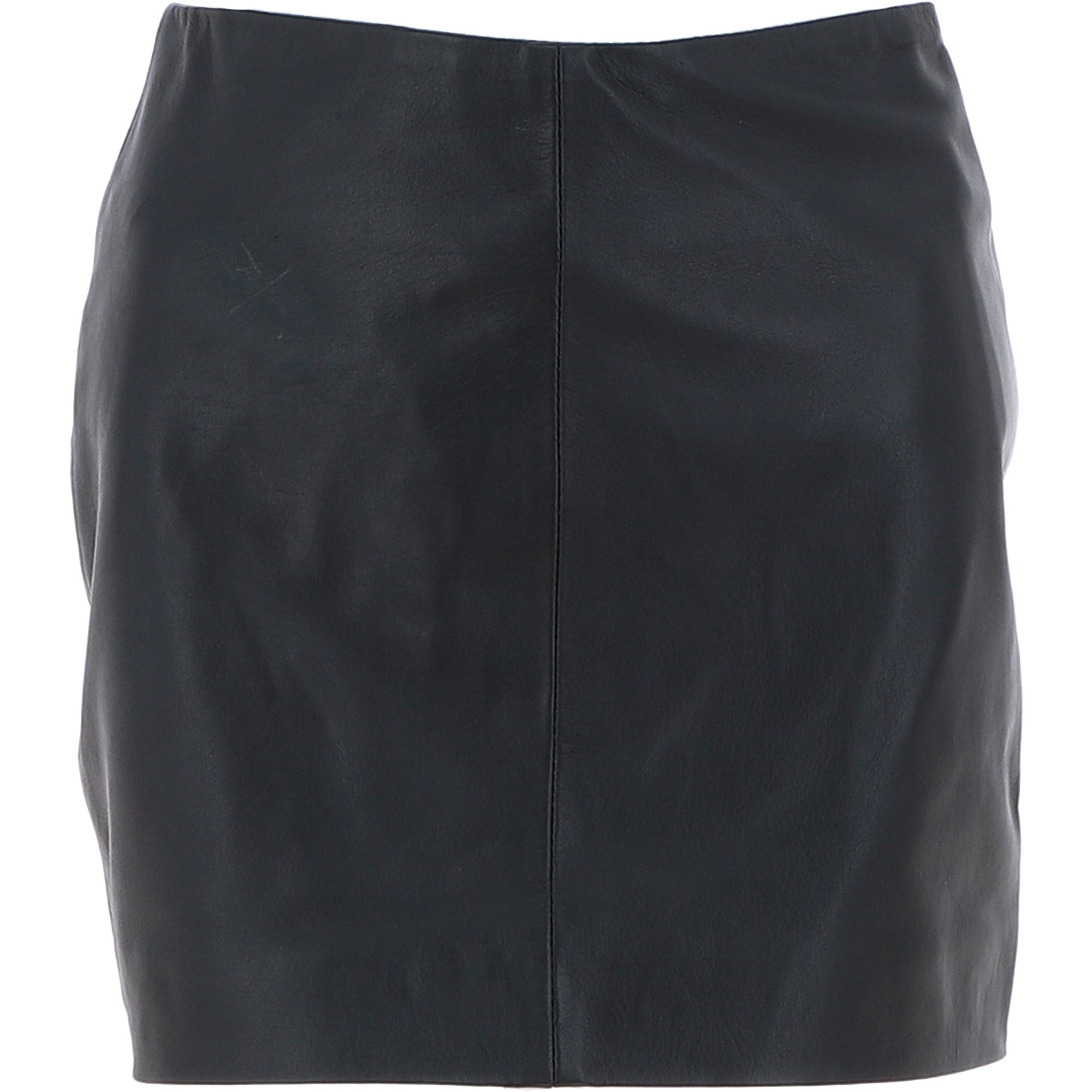 Stylish Leather Pencil Skirt Black: skirt 14