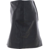 Stylish Leather Pencil Skirt Black: skirt 14