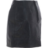 Stylish Leather Pencil Skirt Black: skirt 14