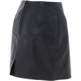 Stylish Leather Pencil Skirt Black: skirt 14