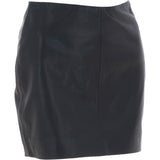 Stylish Leather Pencil Skirt Black: skirt 14