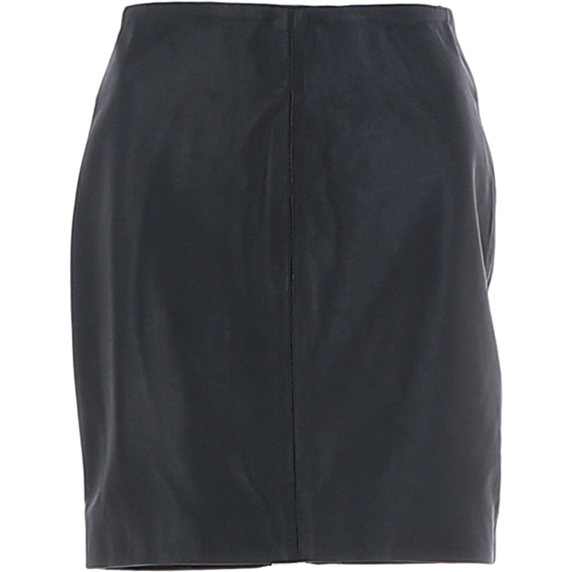 Stylish Leather Pencil Skirt Black: skirt 18