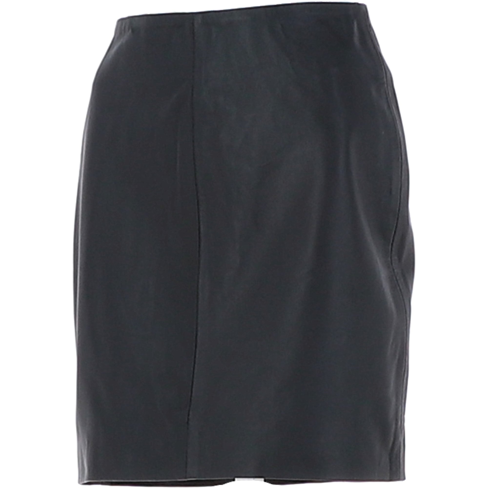 Stylish Leather Pencil Skirt Black: skirt 18