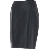 Stylish Leather Pencil Skirt Black: skirt 21
