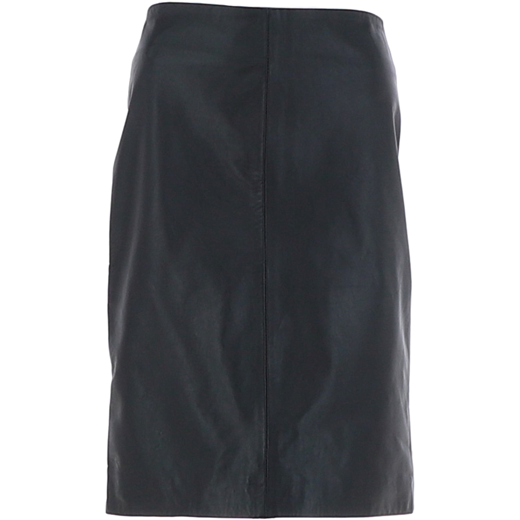 Stylish Leather Pencil Skirt Black: skirt 23