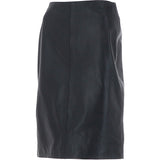Stylish Leather Pencil Skirt Black: skirt 23