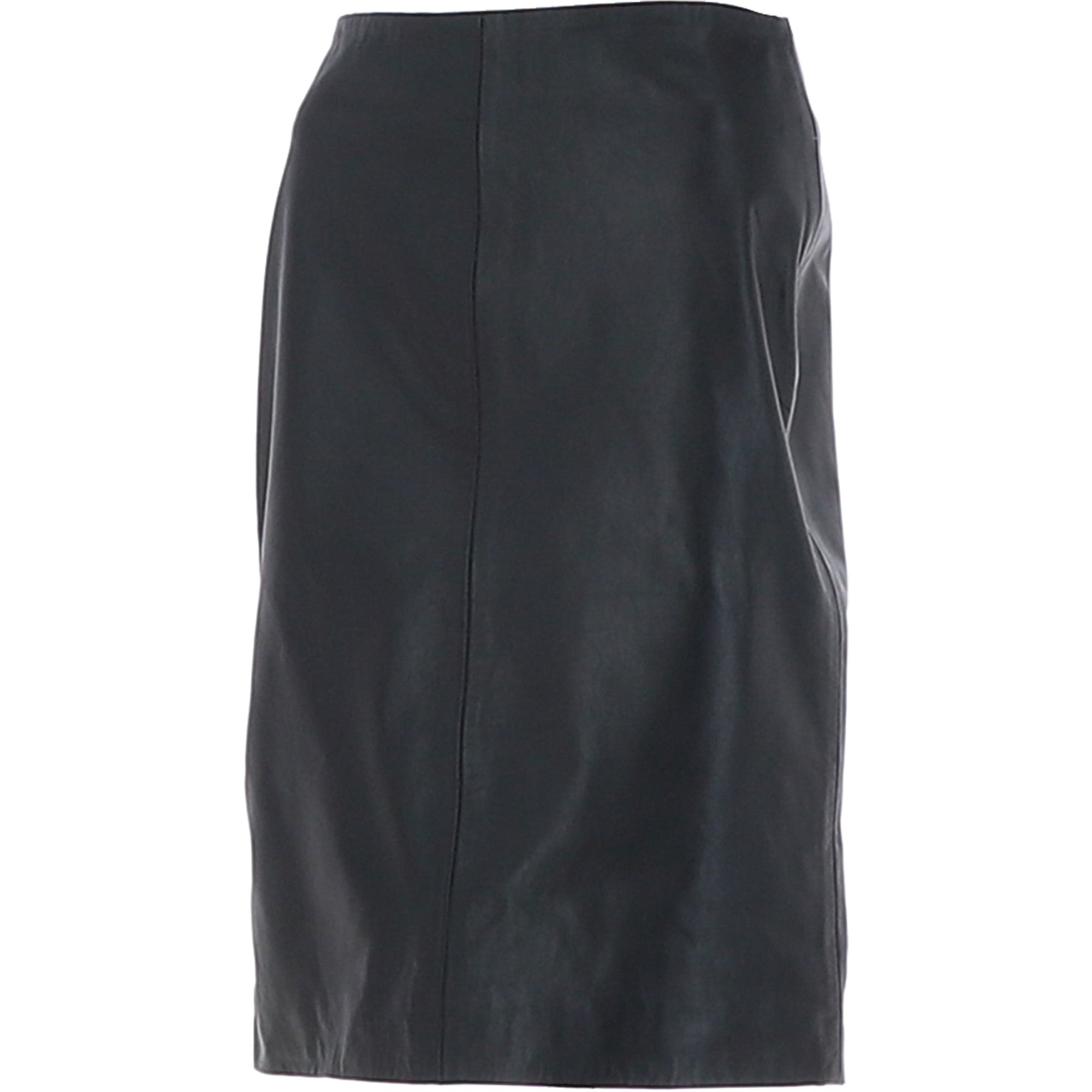 Stylish Leather Pencil Skirt Black: skirt 23