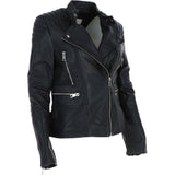 Leather Biker Jacket Black/nap: Soho