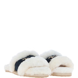 Fenland Ladies Sheepskin Sliders Navy: Sophie