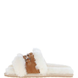 Fenland Ladies Sheepskin Sliders Tan: Sophie