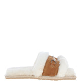 Fenland Ladies Sheepskin Sliders Tan: Sophie