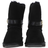 Fenland Classic  8" Suede Sheepskin Belt Boots: S/SKIN BOOT BELT