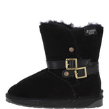 Fenland Classic  8" Suede Sheepskin Belt Boots: S/SKIN BOOT BELT