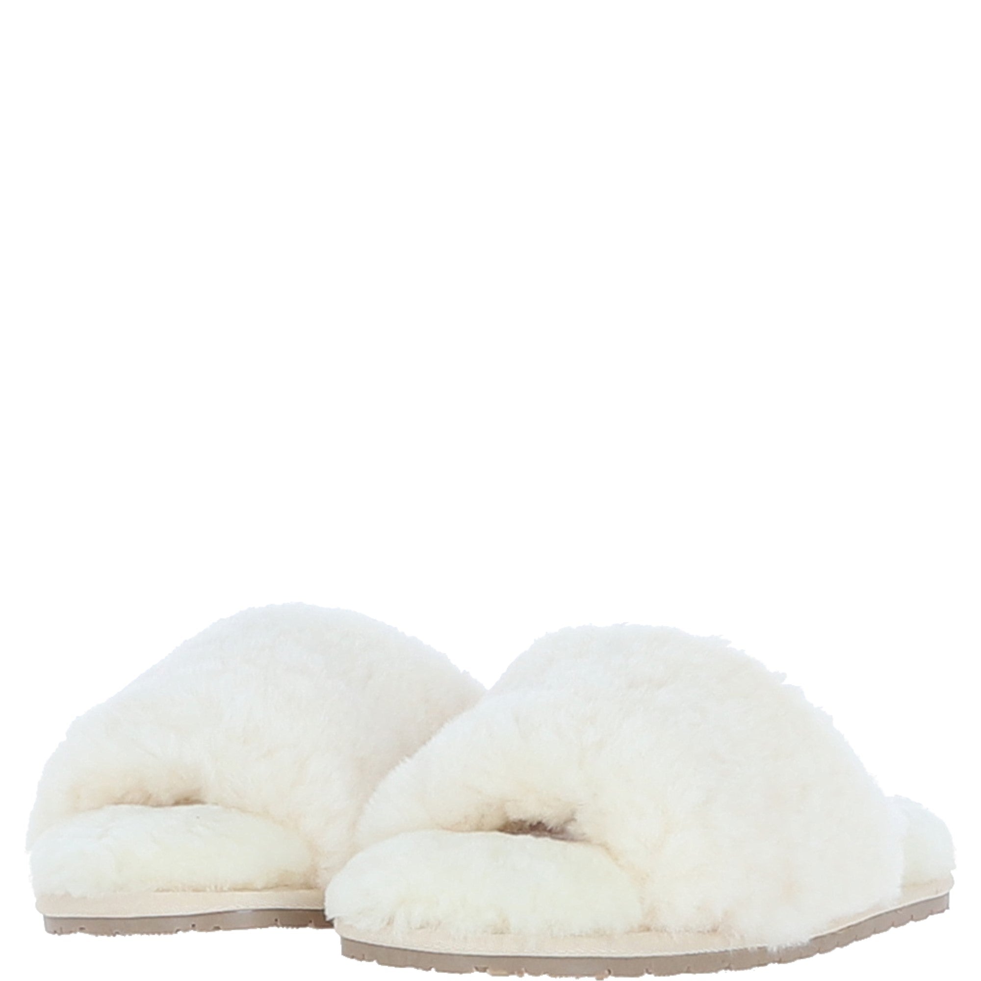 Fenland Ladies Sheepskin Sliders Beige: suzy slider