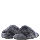 Fenland Ladies Sheepskin Sliders Grey: suzy slider