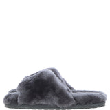 Fenland Ladies Sheepskin Sliders Grey: suzy slider