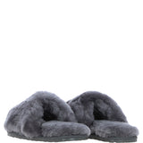 Fenland Ladies Sheepskin Sliders Grey: suzy slider