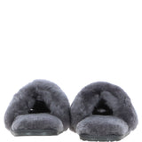 Fenland Ladies Sheepskin Sliders Grey: suzy slider