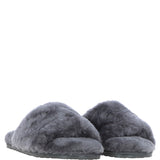 Fenland Ladies Sheepskin Sliders Grey: suzy slider
