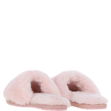Fenland Ladies Sheepskin Sliders Pink: suzy slider