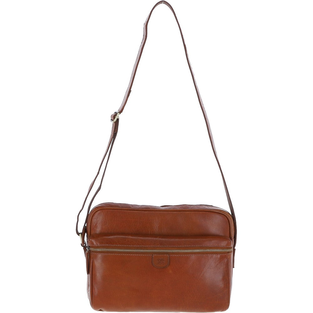 Ashwood Leather Messenger Bag – Honey: T-73