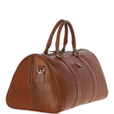 Ashwood Large Leather Holdall – Honey: T-77