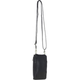 Ashwood Ladies Leather Phonebag/Purse Black: T-80