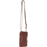 Ashwood Ladies Leather Phonebag/Purse Chestnut: T-80