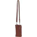 Ashwood Ladies Leather Phonebag/Purse Chestnut: T-80
