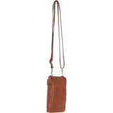 Ashwood Ladies Leather Phonebag/Purse Honey: T-80