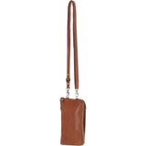 Ashwood Ladies Leather Phonebag/Purse Honey: T-80