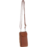 Ashwood Ladies Leather Phonebag/Purse Honey: T-80