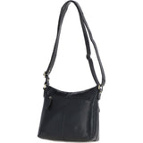 Ashwood Medium Leather Shoulder Bag Black: T-83