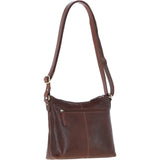 Ashwood Medium Leather Shoulder Bag Chestnut: T-83