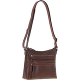 Ashwood Medium Leather Shoulder Bag Chestnut: T-83