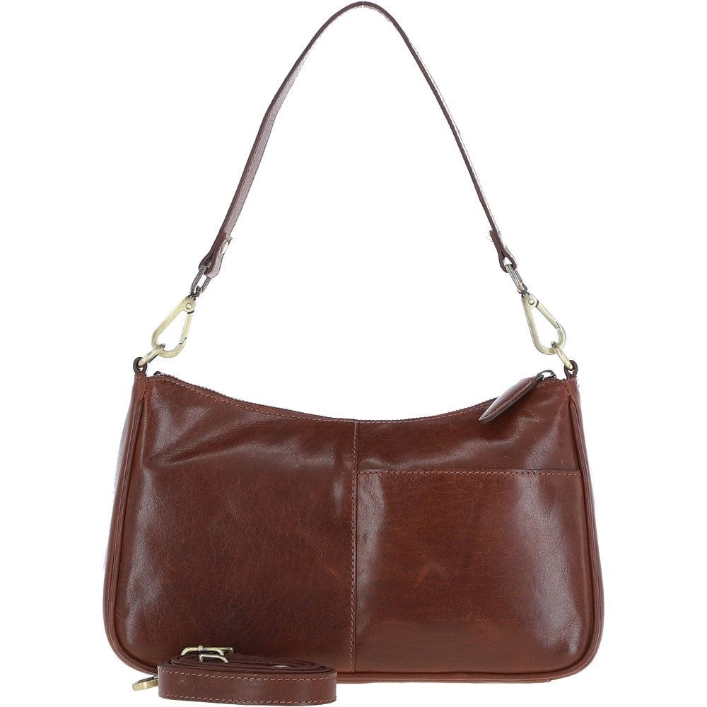 Ashwood Leather Shoulder Bag Chestnut: T-84