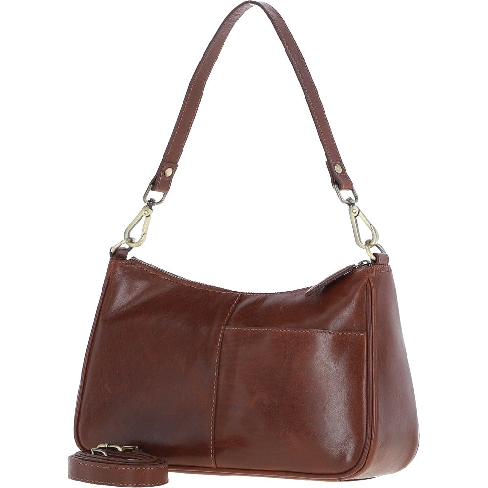 Ashwood Leather Shoulder Bag Chestnut: T-84
