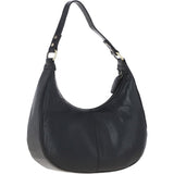 Ashwood Leather Shoulder Bag Black: T-86