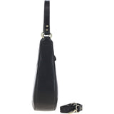 Ashwood Leather Shoulder Bag Black: T-86