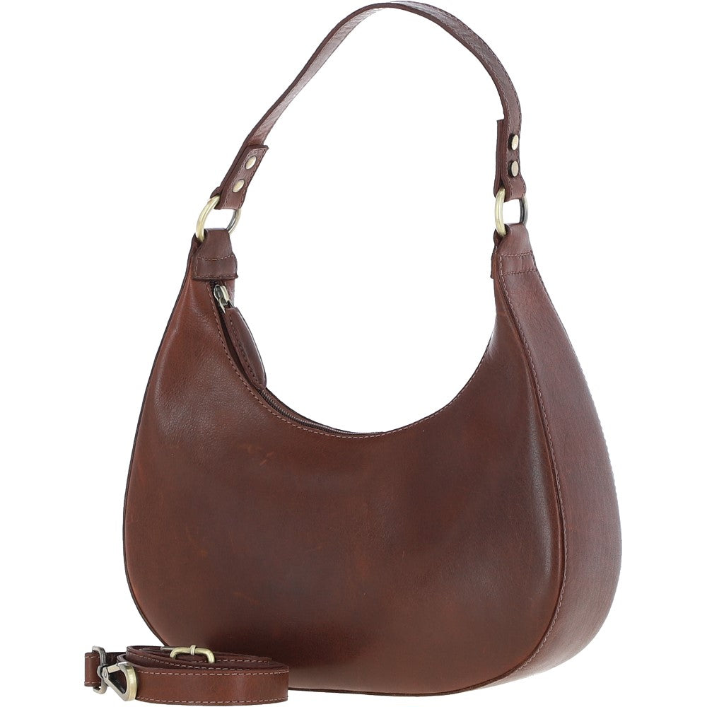 Ashwood Leather Shoulder Bag Chestnut: T-86