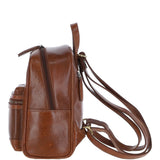 Ashwood Small Leather Backpack Chestnut: T-87