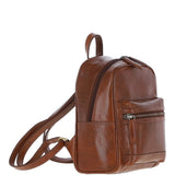 Ashwood Small Leather Backpack Chestnut: T-87
