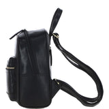 Ashwood Small Leather Backpack Black: T-87