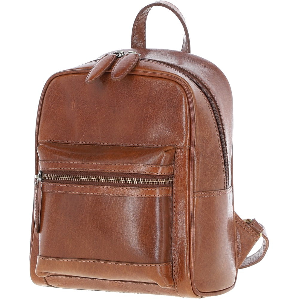 Ashwood Small Leather Backpack Honey: T-87